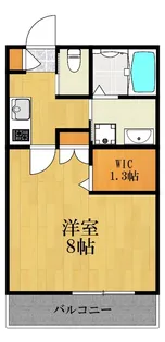 クエストコート【3階】の間取り