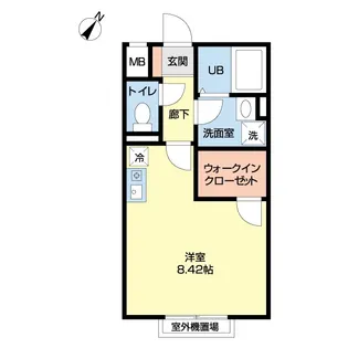 ローズフォレスト【1階】の間取り