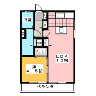 ヴィラコート瑞穂【2階】の間取り