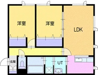 ecoa富丘IV【1階】の間取り