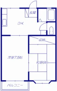 コーポラス第一【1階】の間取り