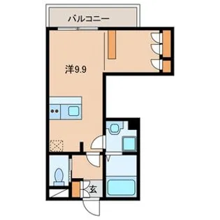アテナ稲毛【3階】の間取り