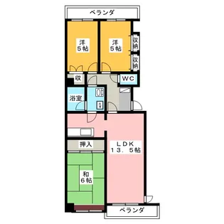 エミネンスみたけ台【1階】の間取り