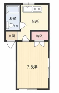 青森県青森氏長島3丁目2-11レジデンスながしま【1階】の間取り