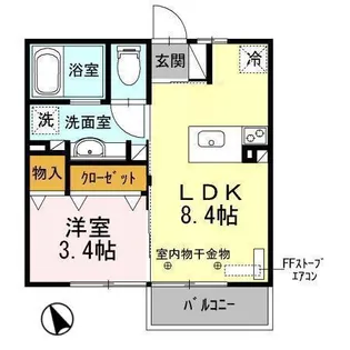 シルフハイム A【2階】の間取り