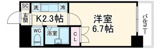 マイナビSTAYリュクス西船橋【2階】の間取り