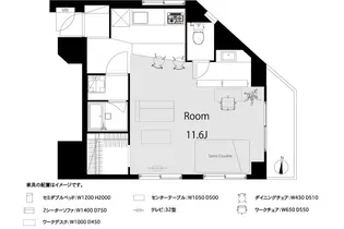 アトラス大山【8階】の間取り