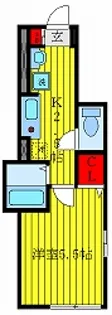 エクセルハイムシンコー【1階】の間取り