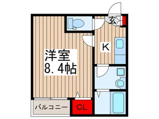 クレフラストみのり台駅前【2階】の間取り