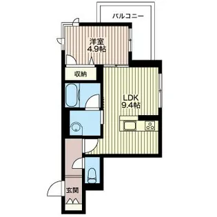 ボーシャン陽東【2階】の間取り
