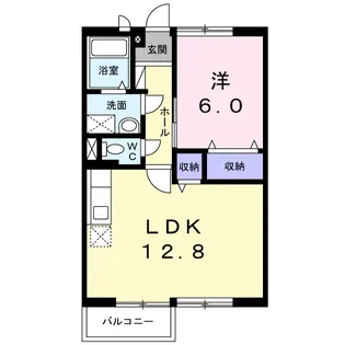 ハイツロードサイド【1階】の間取り