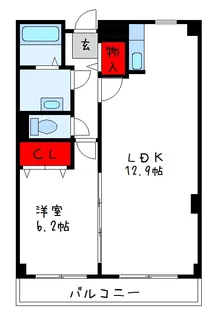 サングレイスI【2階】の間取り