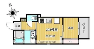 Charme Maison香椎【3階】の間取り