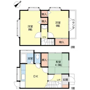粂アパートの間取り
