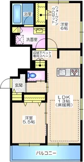THE WIND【1階】の間取り