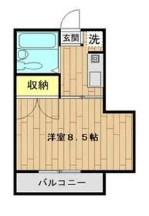ソレイユ航映【2階】の間取り