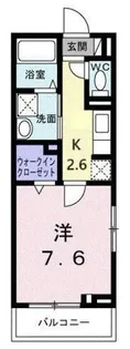 ラフレシール・ヴァン【2階】の間取り