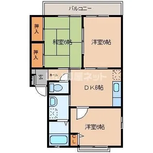 フレグランス桜木【1階】の間取り