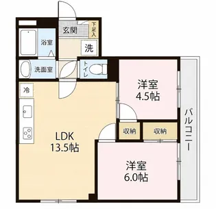 シトラス瀬戸内【2階】の間取り