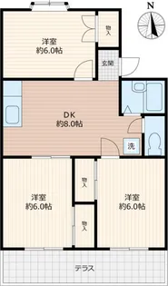 青い空とEspresso【1階】の間取り