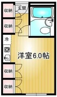 東カン名古屋キャステール【11階】の間取り