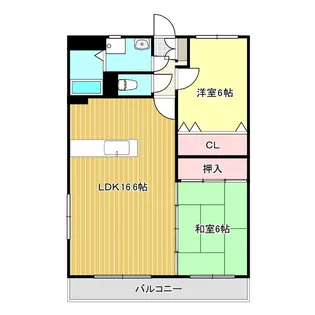 リファインド・F【3階】の間取り