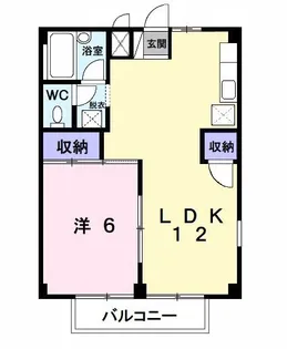 ファーストグリーン【1階】の間取り