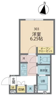 カインドネス柳沢中央【3階】の間取り