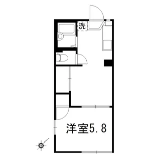 プラージュE C【1階】の間取り