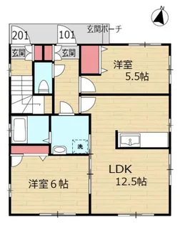 KEIソレーユ【1階】の間取り