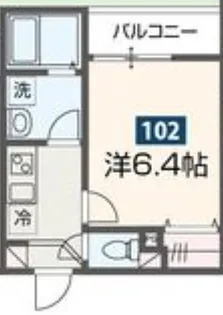 MELDIA西浦和III【1階】の間取り