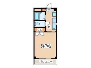 グリ-ンハイツ黒川 第2ビル【3階】の間取り