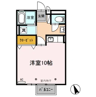 センチュリーガーデンA【1階】の間取り
