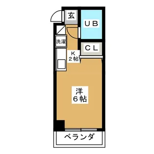 アムール深沢【1階】の間取り