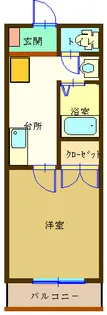 サンフォレスト【3階】の間取り