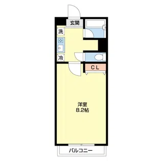 ベロウ桜城【2階】の間取り