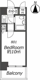 AP792 レクセル新子安【8階】の間取り