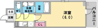 エスリード神戸ハーバークロス【9階】の間取り