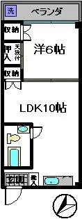 シノセビル【4階】の間取り