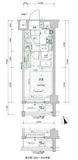 メインステージ横濱三ッ沢【2階】の間取り
