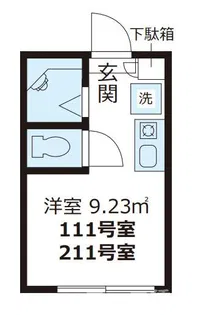 ヴェルデ西小岩【2階】の間取り