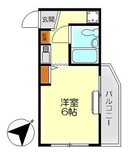 メゾン勝浦【4階】の間取り