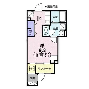 カーサ ラズリ【1階】の間取り