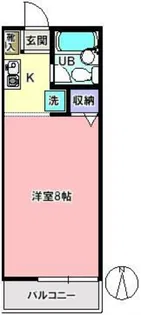 グリーンハイツ山口【1階】の間取り