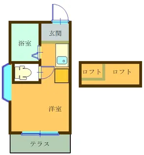 ダイアパレス101【1階】の間取り