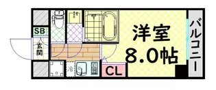 フォレストインサイド鳳【3階】の間取り