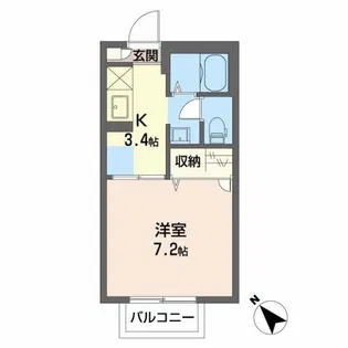ルミエール水道橋【2階】の間取り