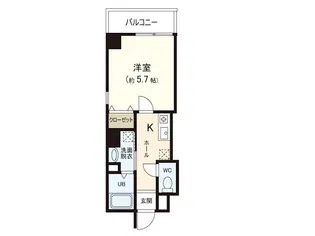 アクアコート金沢八景【3階】の間取り
