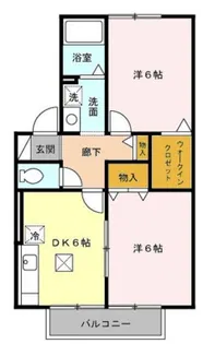 D&K壱番館【1階】の間取り