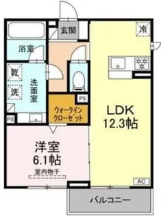 ルサンティエ本郷【2階】の間取り